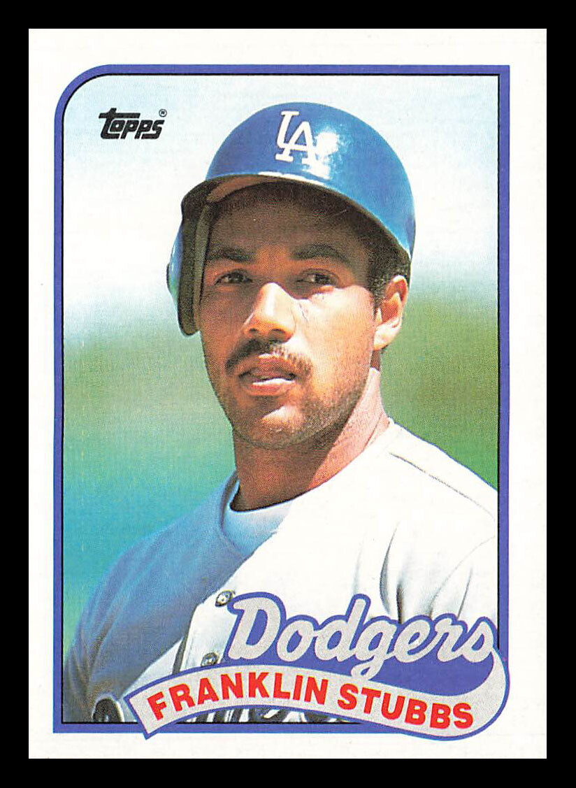Franklin Stubbs #697b 1989 Topps Los Angeles Dodgers
