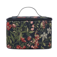 Tapestry Morning Garden Floral Toiletry Bag Cosmetic Makeup Organisation Bag