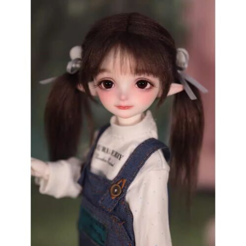 1/6 BJD Doll SD Resin Joint Eyes Face Makeup Clothes Cute Girl Doll Full Set Toy - Picture 4 of 6