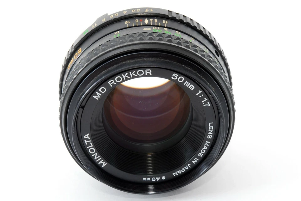 【EXC+++!!】 Minolta MD Rokkor 50mm f/ 1.7 MD MF Lens #A0207 from Japan - Image 3 of 4