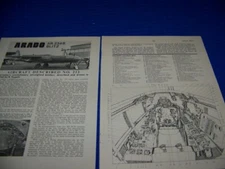 ARADO AR 234B BLITZ..DETAILS/5-VIEWS/HISTORY/INBOARD PROFILE/COCKPIT (583DD)
