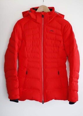 Kjus Womens Duana Jacket 34 XS Bright Red Ski Jacket Down Filled - Main Image