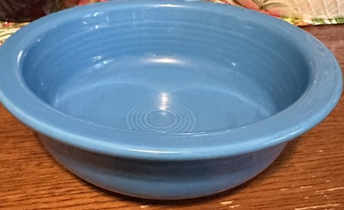 Fiesta Homer Laughlin Peacock Vegetable Bowl 8 1/4 “ Wide 3” Hgt. - Picture 17 of 23