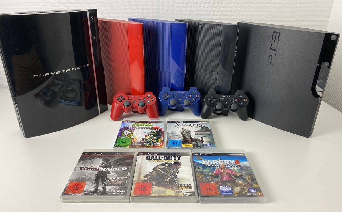 Sony PlayStation Konsole Super Slim FAT PS3 Original Controller AUSWAHL