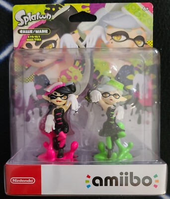 Nintendo Amiibo Splatoon Callie & Marie 2-Pack Squid Sisters BRAND NEW SEALED