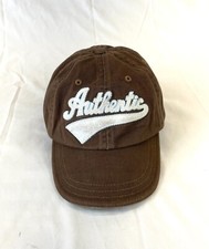 Authentic GAP Kids Baseball Cap Buckleback Hat Youth S / M Brown and Blue Casual