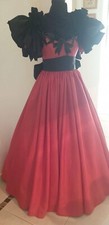 Magnificent Vintage Scarlett O'Hara inspired gown waterway taffeta dress
