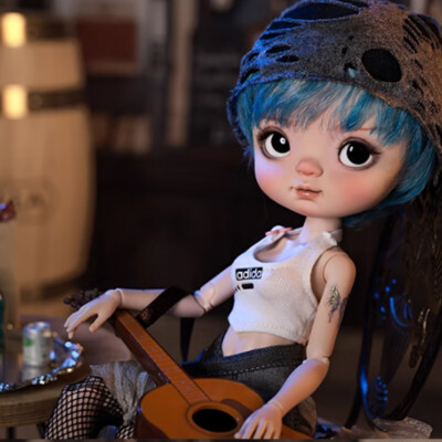 Full Set 1/6 Resin BJD Doll SD Ball Joint Doll Girl Shabby Chic Fashion Style