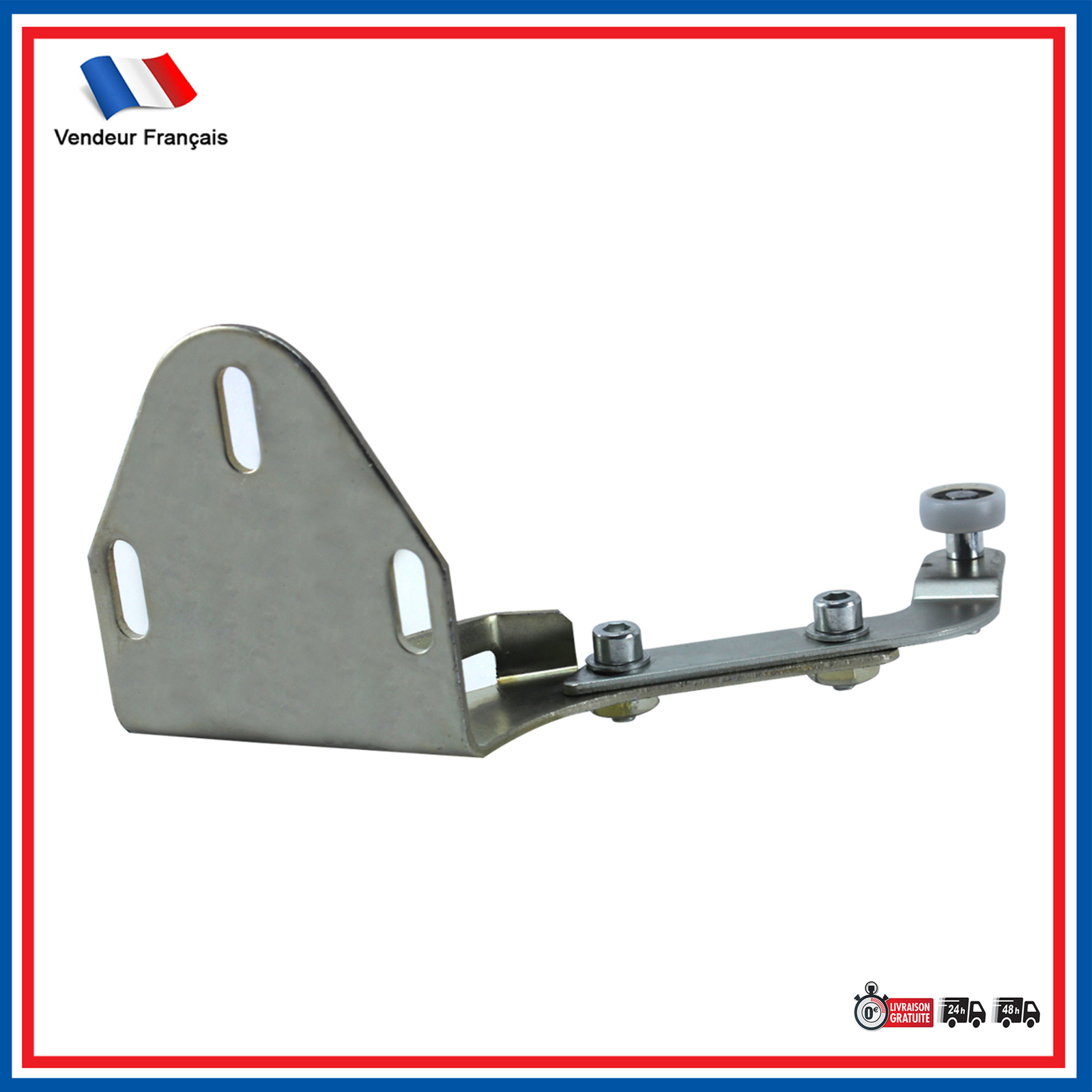 Support de porte latérale Iveco Daily 2006- avec galet de roulement fluide anti-friction