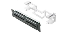 Steren 310-320 12 Port CAT5E Loaded Network Mini Patch Panel