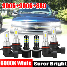 For Tahoe 2001-2006 - 6x Combo LED Headlight High Low Beam Fog Light Bulbs