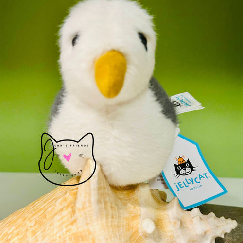 Jellycat BIRDLING GAVIOTA RETIRADO Juguete Suave Pájaro de Peluche Nuevo con Etiquetas Raro Mar Playa - Imagen 5 de 6