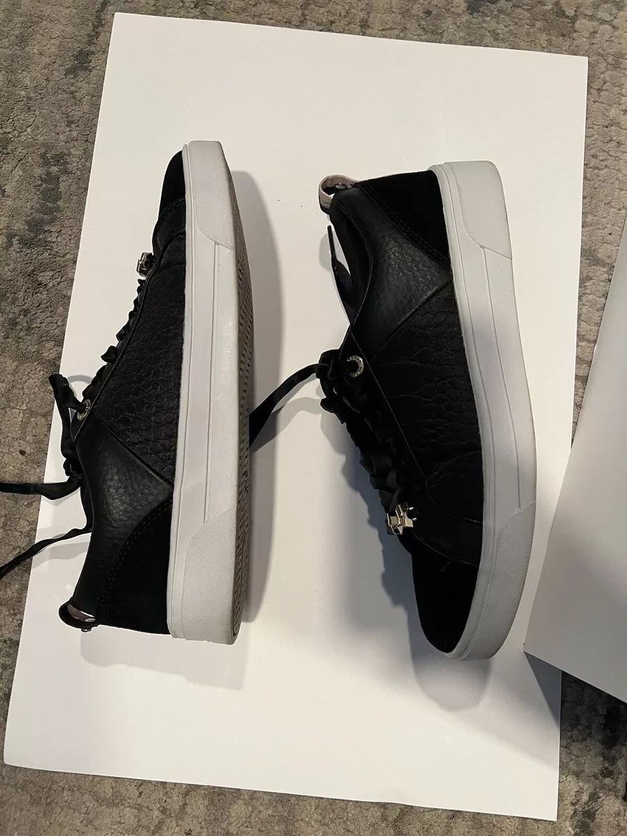 haai catalogus tactiek Ted Baker Kulei Black Leather Sneakers | eBay