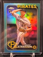 2024 Topps Chrome Aqua RayWave Refractor Rookie #USC137 Hunter Stratton! #26/199