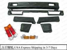 Front & Rear Bumper With Protector Set Suzuki Samurai SJ410 SJ413 Sierra Jimny