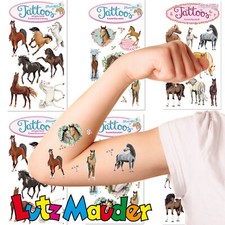 PFERDE TATTOO SET - 54 Kinder Tattoos Kinderg...