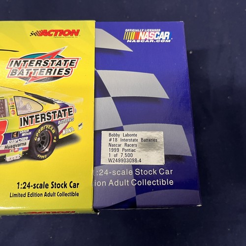 1999 Action #18 Bobby LaBonte NASCAR Racers Interstate Batteries 1:24 Car #36 - Picture 5 of 5