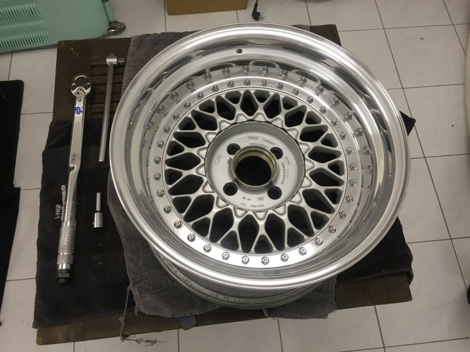 1 x BBS/RS 103 4x108  Felgen dreiteilig geschmiedet  bitte Beschreibung lesen - Bild 1 von 1