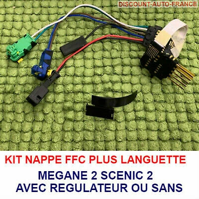 Nappe FFC contacteur tournant cable airbag commodo Megane 2 Scenic 2 - Photo 1/4