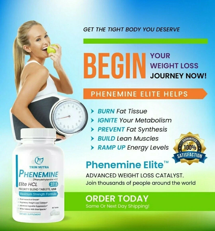 1 bottle of Phen Elite 37.5 Best appetite suppressant and energy pill - Image 3 of 4