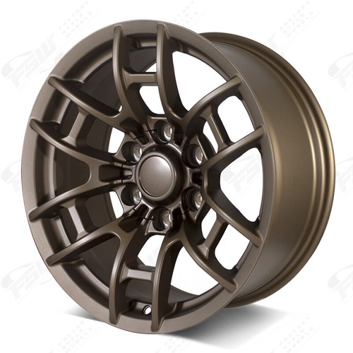 17" Flow Forged Matte Bronze Wheels Fits Toyota Tacoma 4Runner FJ Cruiser - Picture 3 of 9