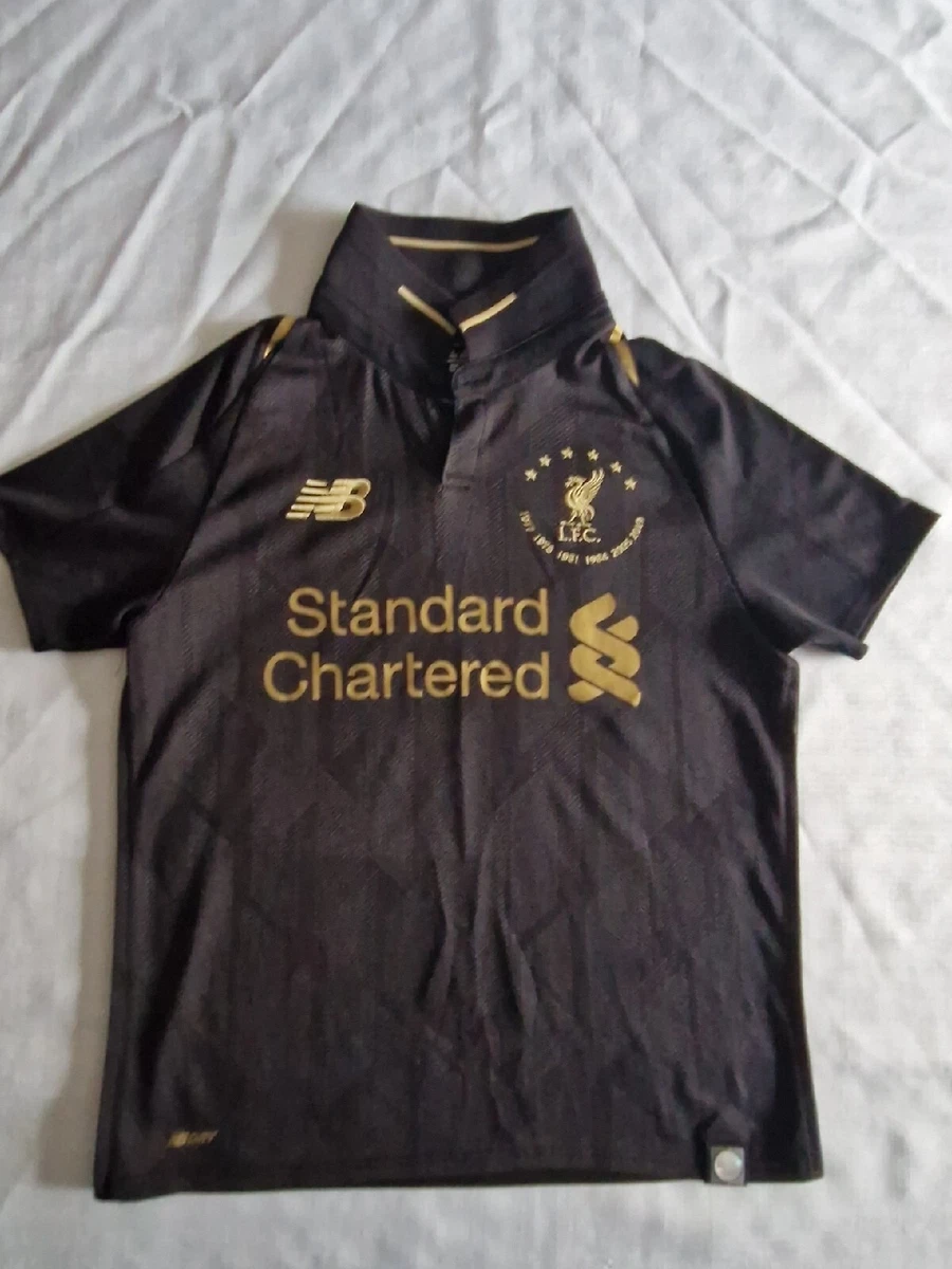 Liverpool 6 Times Champions Away Shirt Kids Size