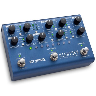 Strymon NightSky Time-warped Stereo Modulated Reverberator Effect Pedal - New