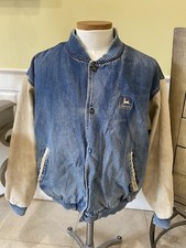 Vintage 90  s John Deere Embroidered Snap Jacket Size XL