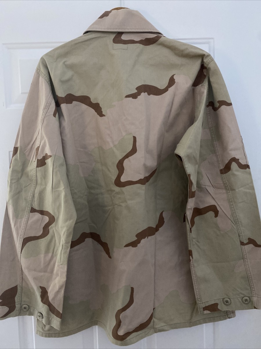 US NAVY SEABEES Desert Camouflage 3-Color Pattern Combat Coat