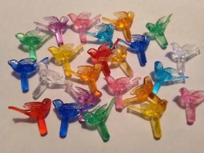  VINTAGE 25 *MINI* DOVES for CERAMIC CHRISTMAS TREE BULB LIGHTS, smallest  