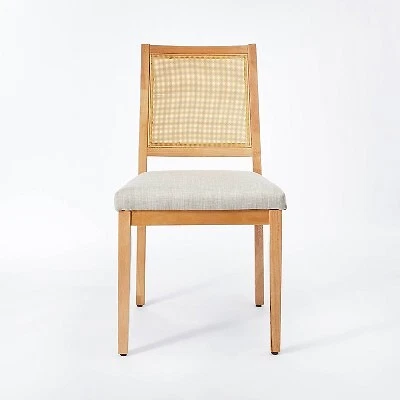 Oak Park Cane Dining Chair Natural Threshold designed with Studio McGee