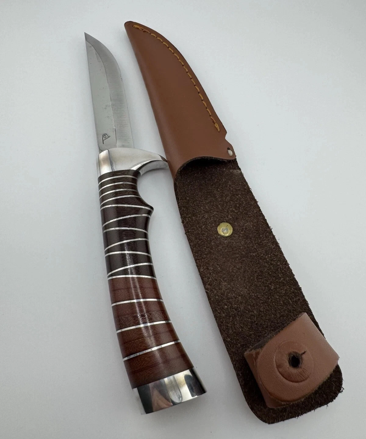 Handmade Italian Chef Knife – X50CrMoV15 Steel, Mahogany Handle, Razor Sharp