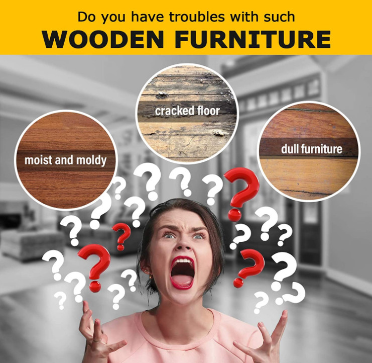 Wood Finishing Wax Cleaner Polish Restorer Floor Table Furniture Scratch Remover