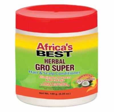 Africa's Best Herbal Gro Super Hair And Scalp Conditioner 149g