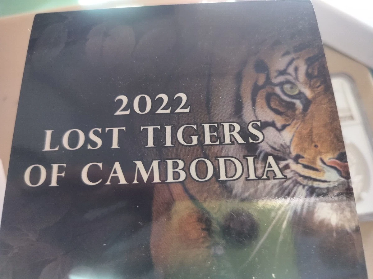 1ª MONEDA DE PLATA.999 LOST TIGERS OF CAMBODIA.2022 NGC PF70 ULTRA CAMEO.CAM-1