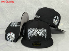 Rare new SAD BOYZ Era black/white baseball cap 59FIFTY fitted hat