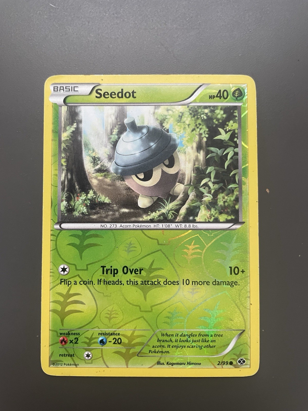 Seedot - 2/99 - Reverse Holo  Pokemon Next Destinies