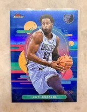2025-26 TOPPS FINEST JAREN JACKSON JR. UNCOMMON BLUE REFRACTOR #119/150