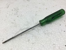 Xcelite straight blade screwdriver green round shank r3323 pocket clip