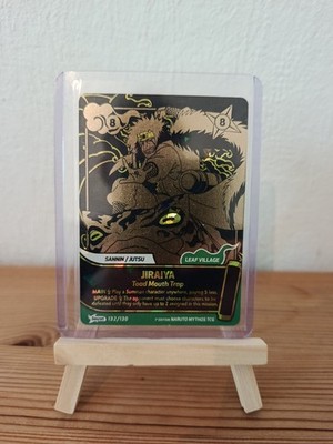 Naruto Mythos Secret First Edition Jiraiya 132/130 Karte