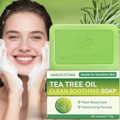 1xRelief Soap Bar Tea Tree Oil Soap Natural Foot Body Soap for Healthy Skin 2026