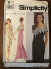 VINTAGE SIMPLICITY MISSES LINED DRESS PATTERN 7817 SIZE 4-8 — photo 1
