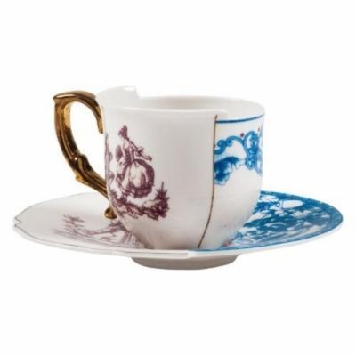 Seletti Hybrid Eufemia Coffee Cup with Saucer -  Tea & Coffee Multicolour One Si