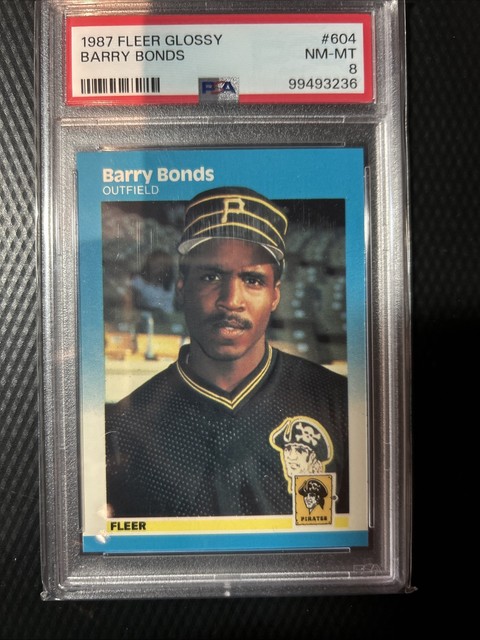 Barry Bonds 1987 Fleer Fleer