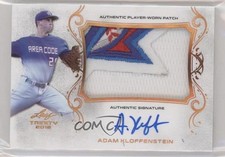 2018 Leaf Trinity Patch Auto Adam Kloffenstein #PA-AK1 Patch Auto y8h