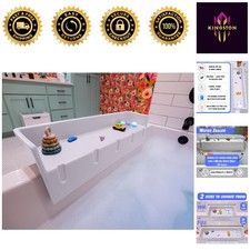 Innovative Bathtub Splash Guard and Play Shelf Perfect for Kids' Bathrooms