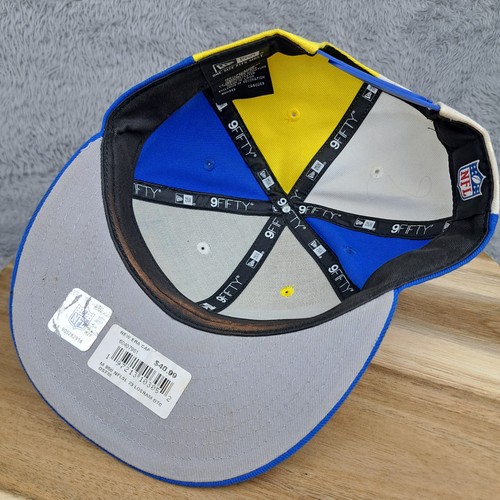 Los Angeles Rams Mütze Cap Snap Back blau gelb Schild Logo NFL Football New Era - Bild 6 von 8