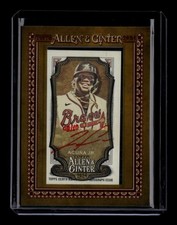 2024 Topps Allen and Ginter Framed Mini Autograph Red Ink Ronald Acuna Auto 3/10