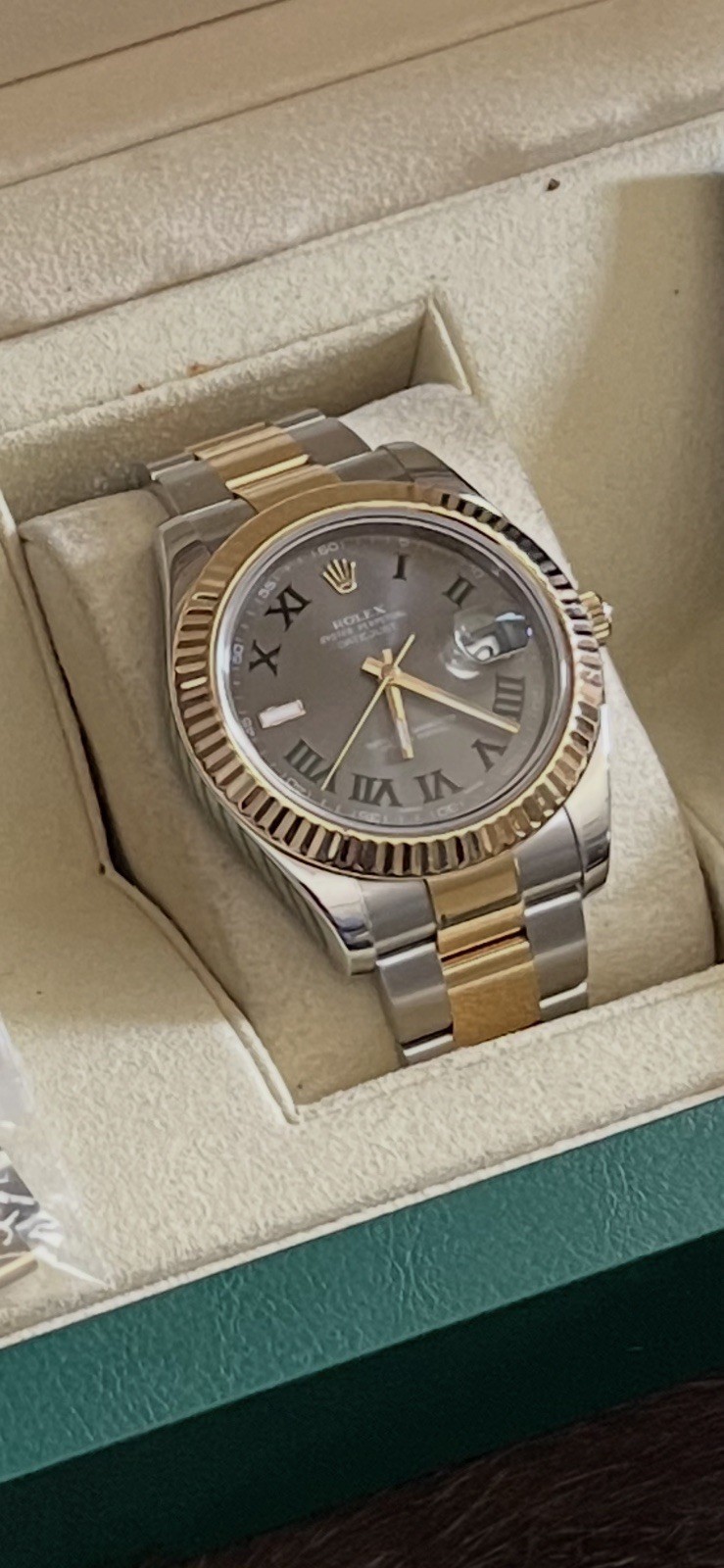 Rolex Datejust II 116333  Wimbledon! Rolex service March 2026
