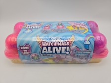 Hatchimals Alive Carton Playset with 10 Surprises, 5 Self Hatching Eggs